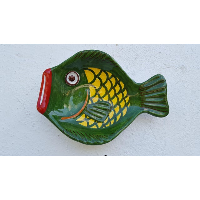 G Arena Sliacca Vintage Ceramic Fish Wall Hanging Chairish
