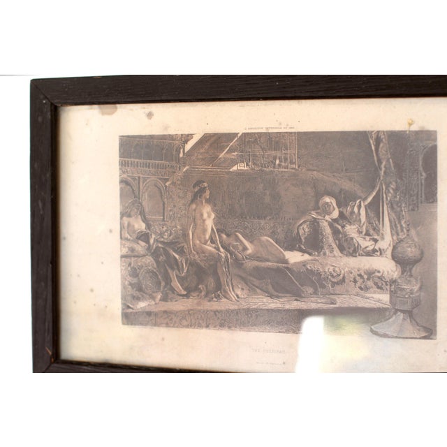 Great old print of a painting by Jean Joseph Benjamin Contant (1767- 1830). Engraving of the Sherifas by the engraver...