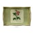 Vintage Rectangular Rose Wooden Tray For Sale - Image 4 of 5