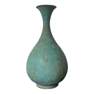 Antique Goryeo Dynasty Korean Bronze Bottle