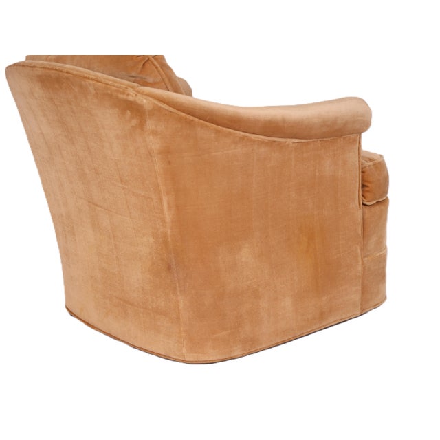 Vintage Floating Swivel Armchair For Sale - Image 9 of 13