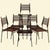 Paul McCobb 1950s Attributed to Paul McCobb "Shovel" Dining Chairs for Winchendon, Red Stain, Set of 6 For Sale - Image 4 of 10
