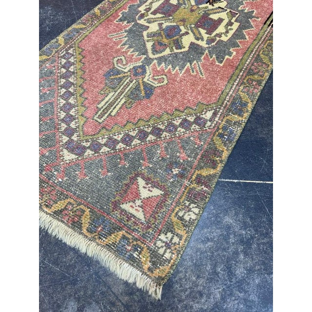 Early 21st Century Turkish Yastik Rug 1'9" x 3'9" For Sale - Image 5 of 6