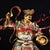 Set of 4 Gilt Bronze Guardian King Statues With Polychrome Enamel For Sale In Los Angeles - Image 6 of 9