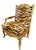 French Regency Giltwood Fauteuil Lounge Chair in Scalamandré Le Tigre Tiger Silk Velvet For Sale - Image 13 of 13