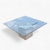 1980s Postmodern Glass Coffee Table With Travertine Base For Sale - Image 11 of 18