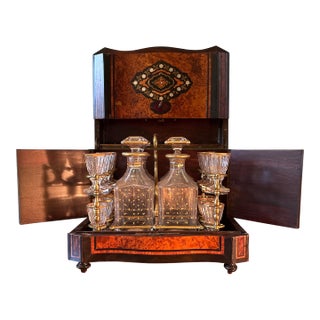 Antique Napoleon III French Liquor Cabinet For Sale