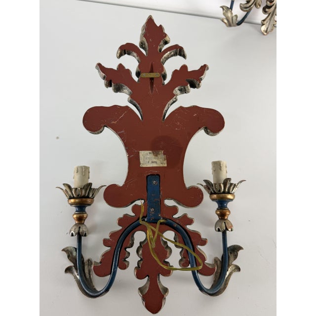 Florentine Palladio Wall Lamps, 1973, Set of 2 For Sale - Image 14 of 15