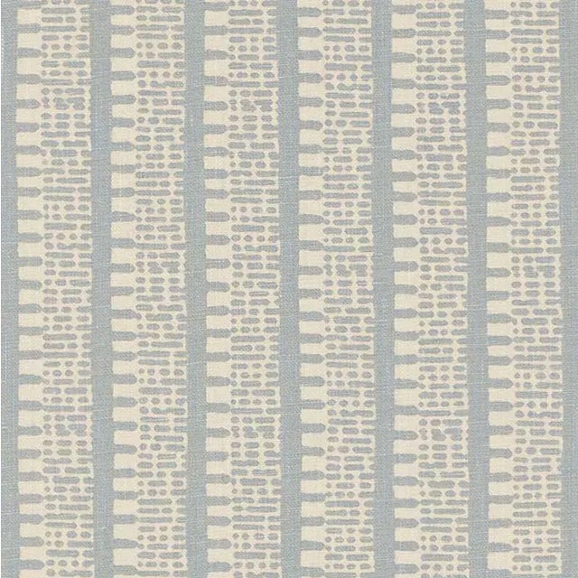 Sample- Schumacher X Veere Grenney Kiosk Fabric in Orpington Blue For Sale