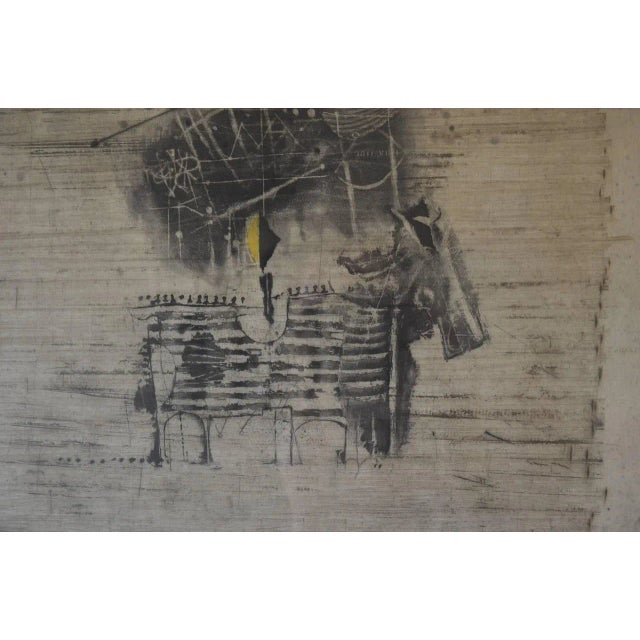 1960s 1960s Framed Lithograph by Tony Friedlaender For Sale - Image 5 of 8