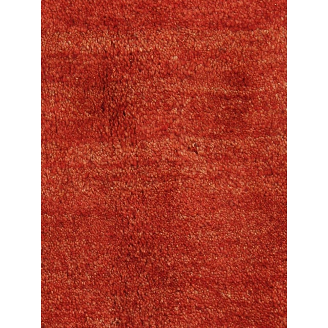 1980s Vintage Hand-Knotted Persian Gabbeh Rug 10'0" X 12'6" For Sale - Image 5 of 6