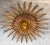 Mid Century Sunburst Ceiling Fixture With Glass Tulip For Sale - Image 6 of 13