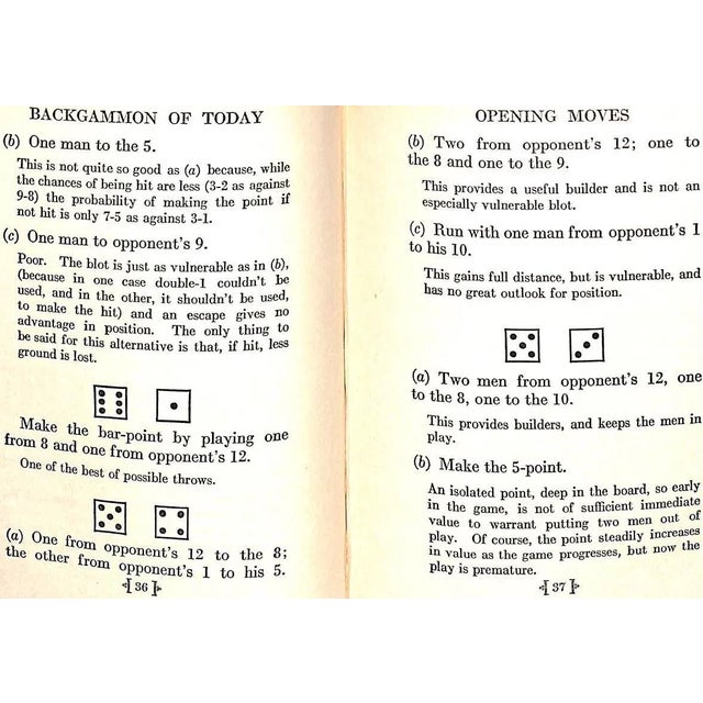 "Backgammon of Today" 1930 Longacre, John For Sale - Image 9 of 9