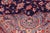 Textile Shabby Chic Persian Blue/Rust Wool Rug - 6'4'' X 12'1'' For Sale - Image 7 of 10