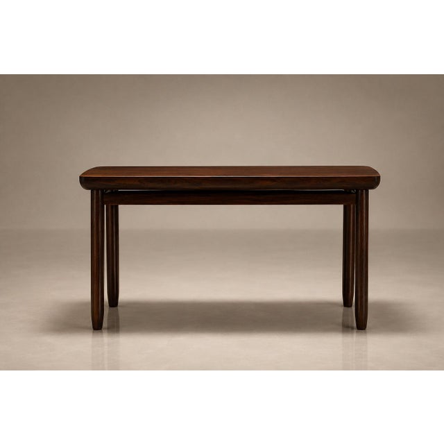 Brazilian Modern Rectangular Table in Rosewood, Jorge Jabour, 1960s For Sale - Image 11 of 15