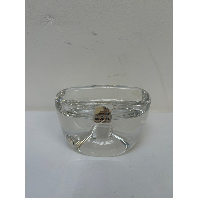 1960s French Crystal Bowl from Cristallerie De Sèvres, 1960s For Sale - Image 5 of 6