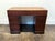 Art Deco Mahogany Desk With Bakelite and Brass Pulls For Sale - Image 11 of 12