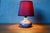 Maroon Bohemian Glazed Stoneware Lamp, 1990s For Sale - Image 8 of 8