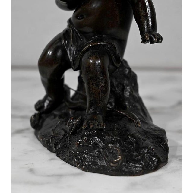 Bronze Sculpture Depicting Cupid For Sale - Image 10 of 18