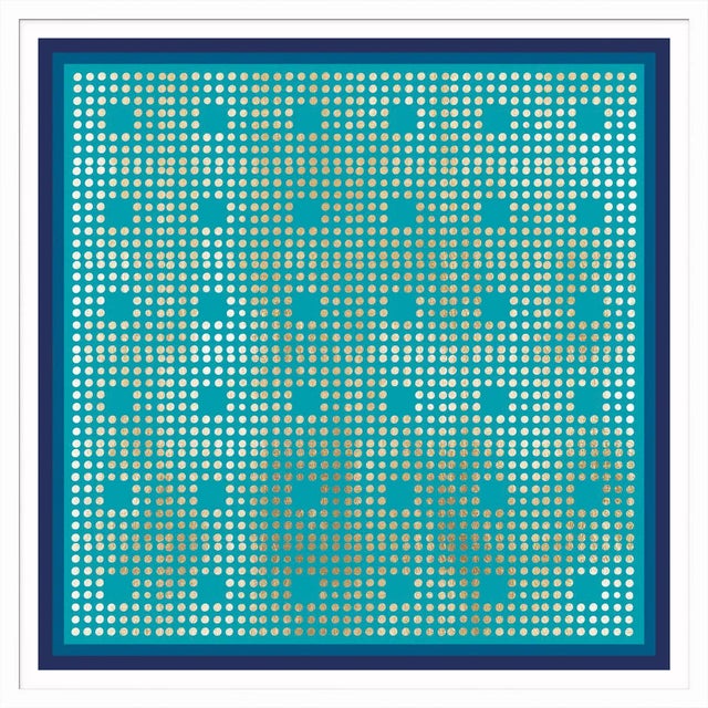 Cerulean Radiance, Framed Artwork For Sale