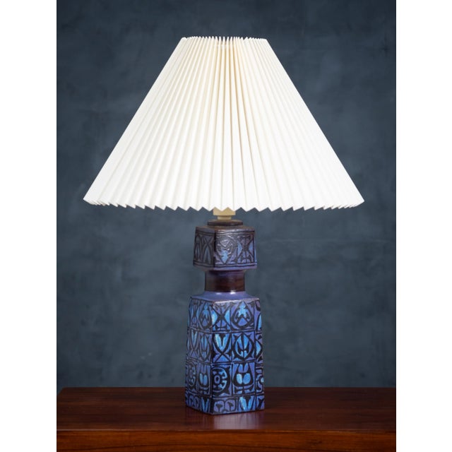 Table Lamp by Nils Thorsson for Royal Copenhagen, Denmark, 1960s For Sale - Image 14 of 14