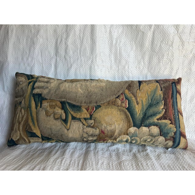 Baroque 16th Century Brussels Tapestry Pillow For Sale - Image 3 of 4