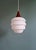 Philips Scandinavian Teak and Opaline Suspension by Louis Kalff, Philips, 1960s For Sale - Image 4 of 12