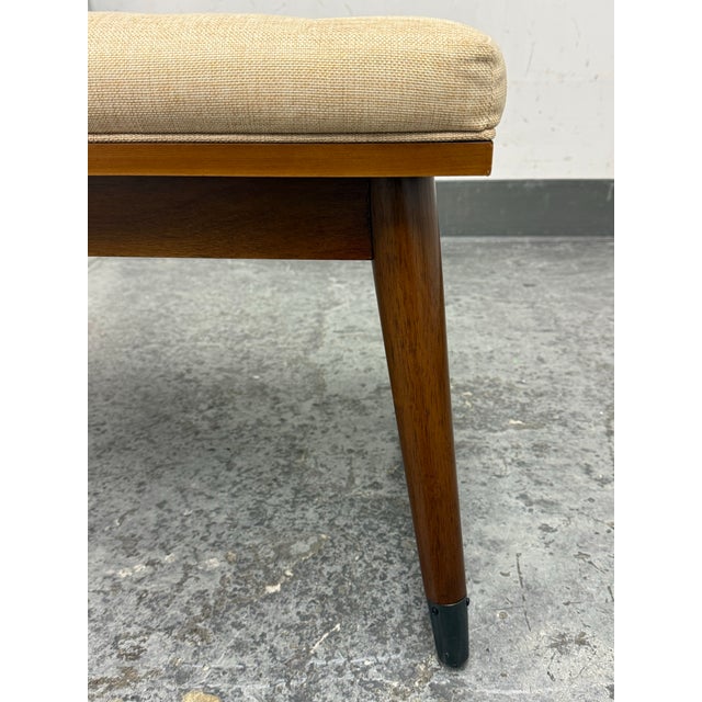 Brown Acme Furniture Baptis Bench + Padded Seat For Sale - Image 8 of 12