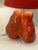 Red Ceramic Living Room Lamp by Lino Bersani, 1960s For Sale - Image 8 of 11