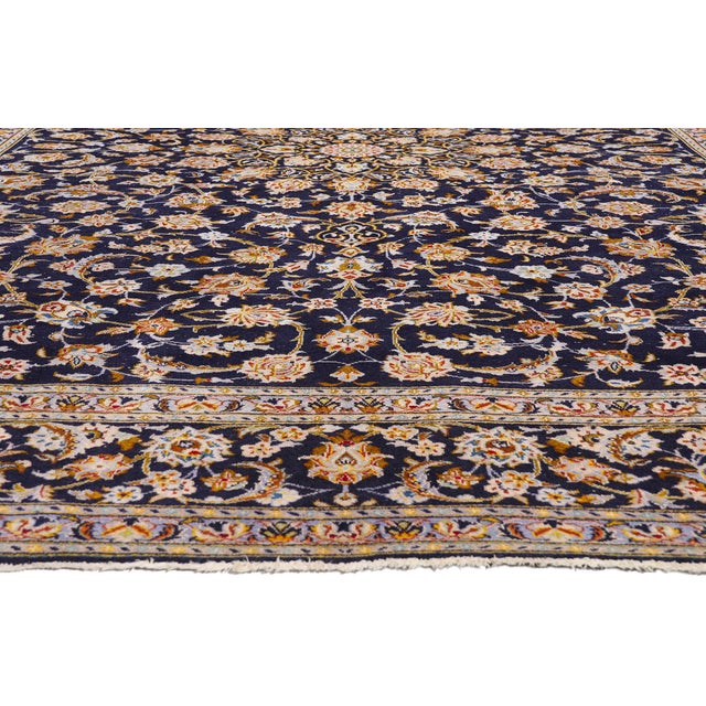 Vintage Persian Kashan Rug, 10'01 X 13'00 For Sale - Image 4 of 10