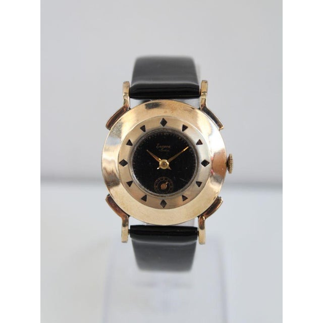 Black Eugene Funky Cocktail Case Watch, 1960s For Sale - Image 8 of 16