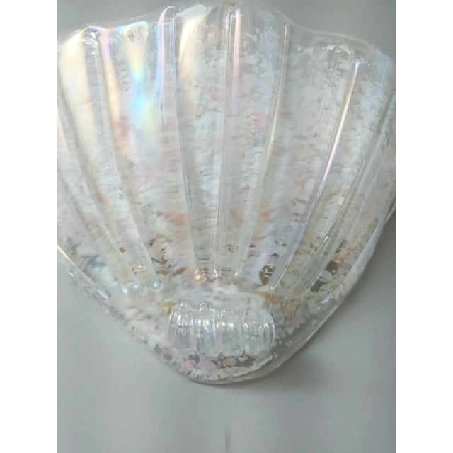 1960s Uplight Shell Sconce For Sale - Image 6 of 12