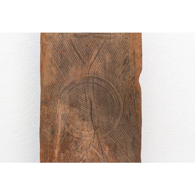 Antique Primitive Carved Igbo Door For Sale In Los Angeles - Image 6 of 8