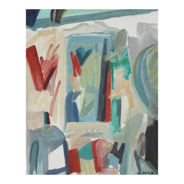 In the Artist's Studio Abstract by D. S. Silver For Sale
