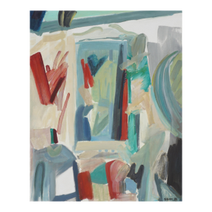 In the Artist's Studio Abstract by D. S. Silver