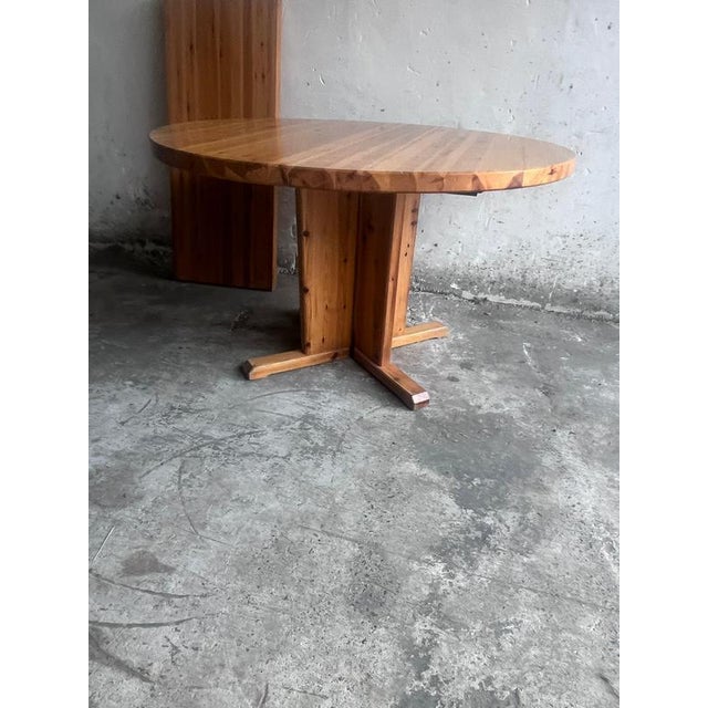 Wood Extendable Pine Dining Table, Scandinavia, 1970s For Sale - Image 7 of 11