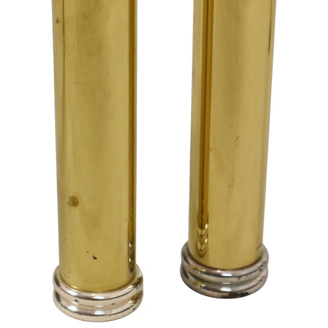 Hollywood Regency Side Tables in Chrome and Smoked Glass, 1970s, Set of 2 For Sale - Image 17 of 18