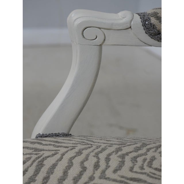 Wood Set of 10 MGM White Painted Louis XV Dining Chairs For Sale - Image 7 of 18