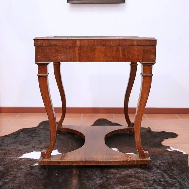 Desk Table with Slate Top For Sale - Image 4 of 9