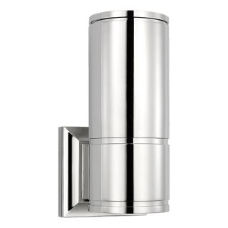 Chapman & Myers for Visual Comfort Signature Provo 10" Canister Light in Polished Nickel For Sale