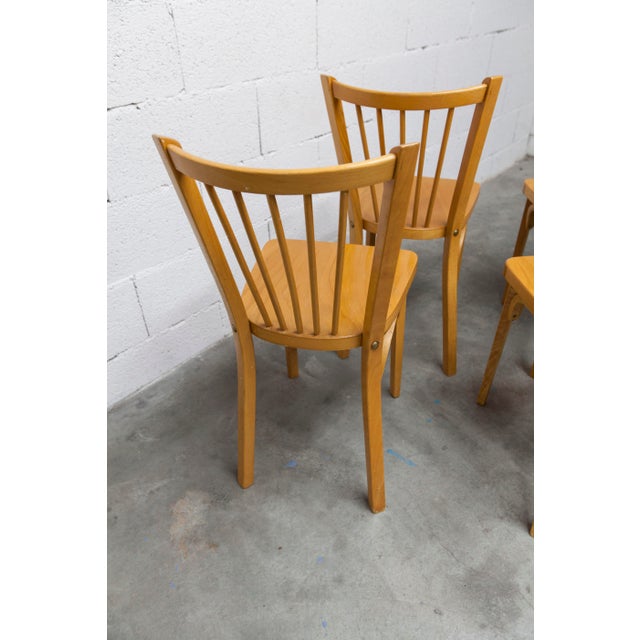 Model 153 Bistro Chairs from Baumann, 1981, Set of 4 For Sale - Image 16 of 18