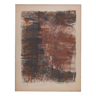 Camille Bryen, The Chinese Umbrella, Lithograph For Sale
