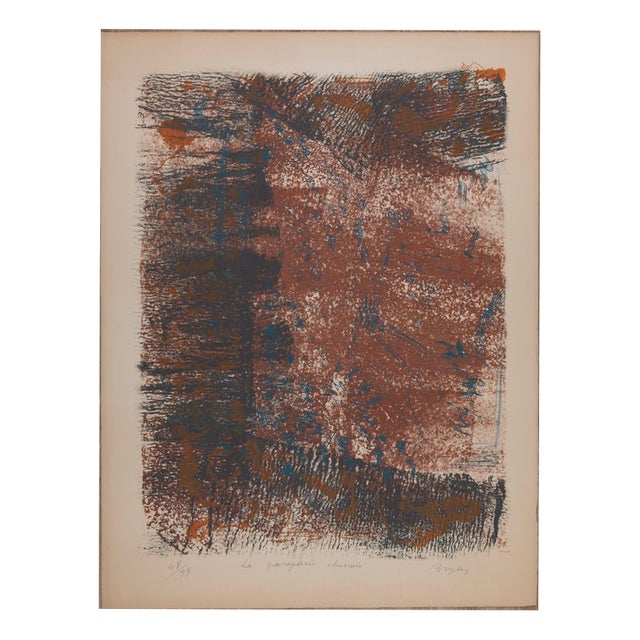 Camille Bryen, The Chinese Umbrella, Lithograph For Sale