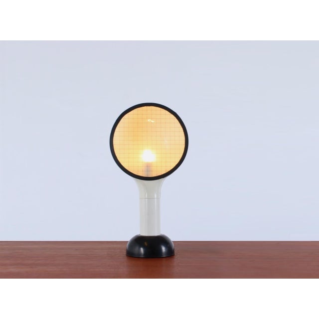 White Drive Table Lamp by Adalberto Dal Lago for Bieffeplast, 1970s For Sale - Image 6 of 11