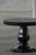 Vintage Danish Round Art Deco Console Table in Ebonized Oak, 1930s For Sale - Image 12 of 18