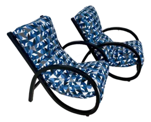 Set of 2 Art Deco Modernist Bentwood Lounge /Armchairs by Suparest, Circa 1930