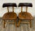Traditional Vintage Dixie Furniture Company Young Hinkle Corporation Curved Back Pub Chairs - Pair For Sale - Image 3 of 10