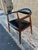 Mid 20th Century Mid 20th Century Mid Century " Model Casala" Teak Black Vinyl Armchair For Sale - Image 5 of 12