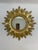 Late 20th Century Gold Gilded 12.5" Sunburst Wall Mirror For Sale - Image 12 of 18