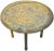 Late 19th Century Handmade Moorish-Patterned Brass Tray Accent Table For Sale In New York - Image 6 of 12